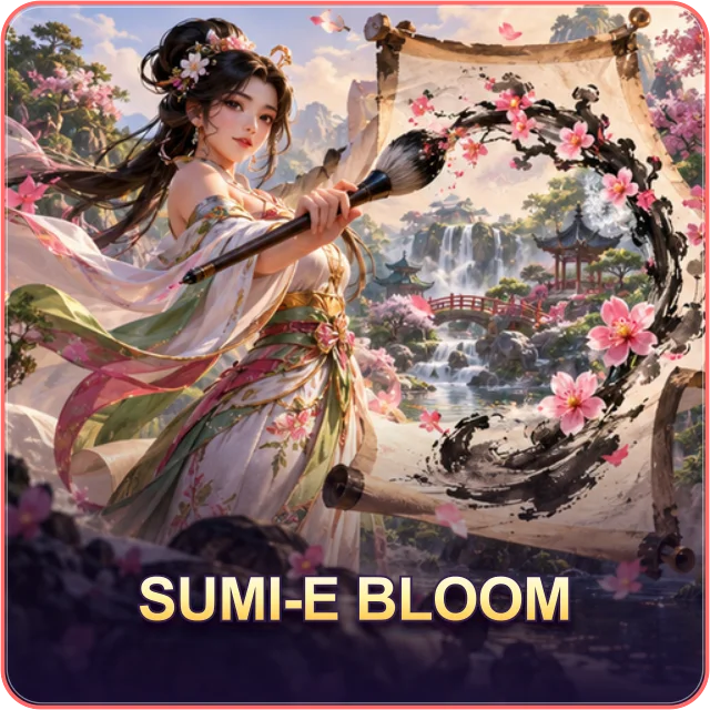 Sumi-e Bloom — original game artwork