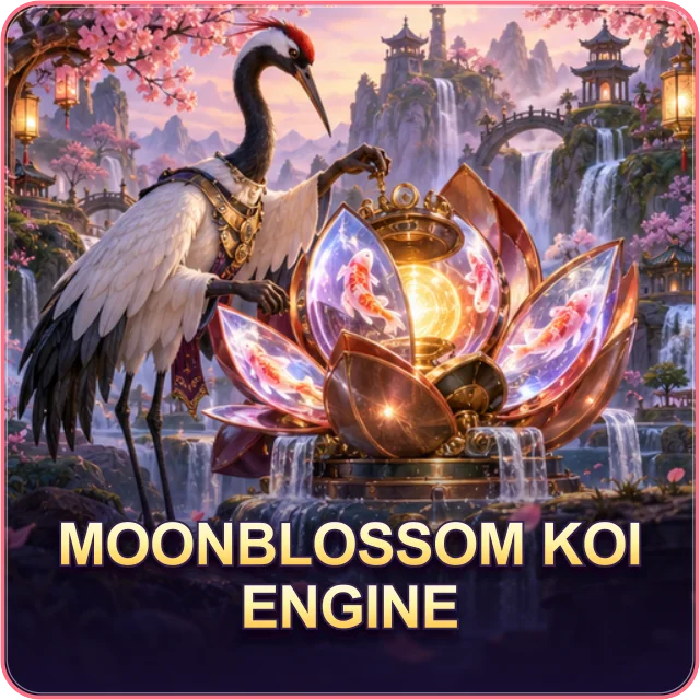 Moonblossom Koi Engine — original game artwork